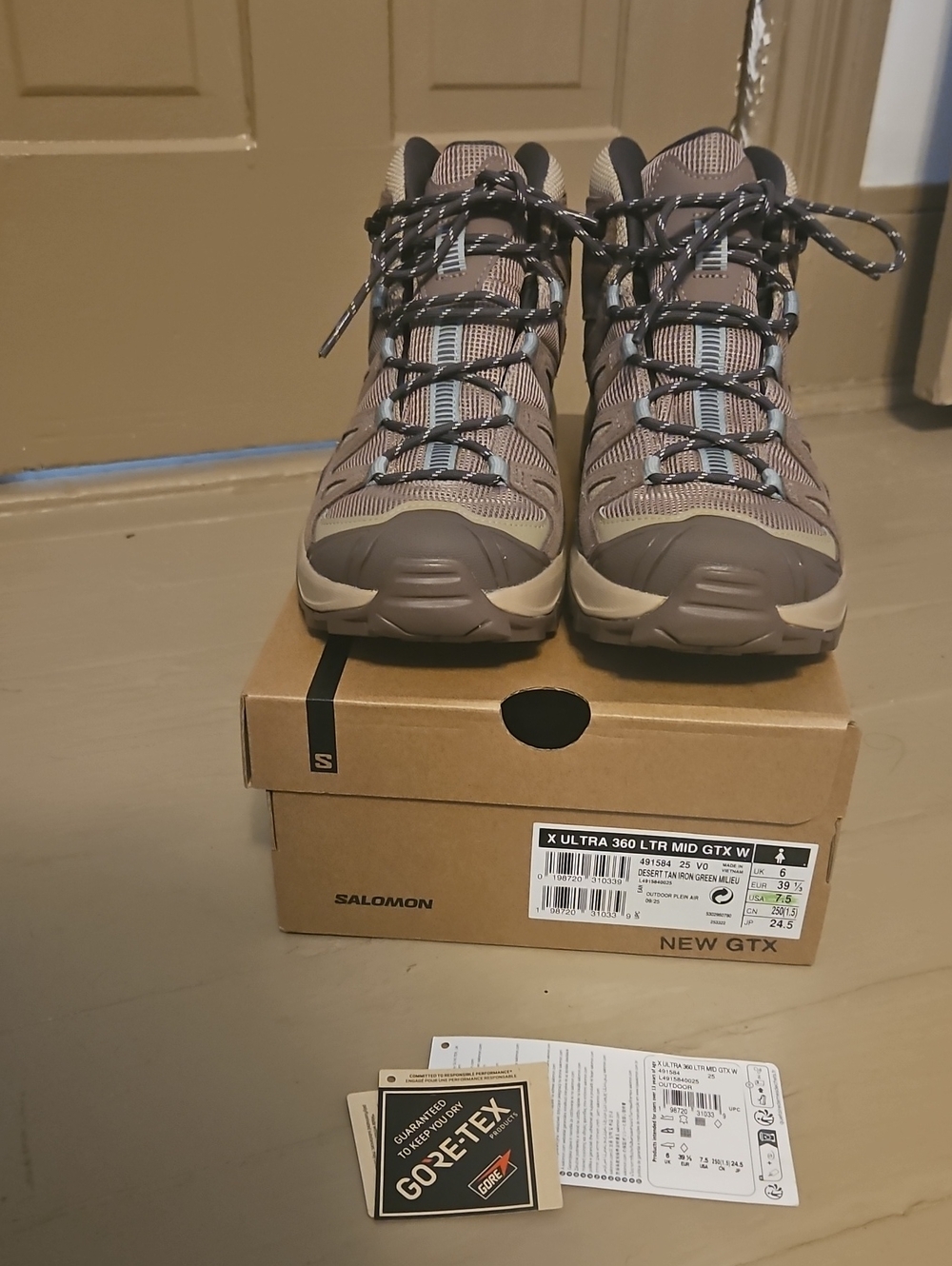 Salomon® X Ultra 360 LTR MID GTX Womens 7.5 Hiking Boots